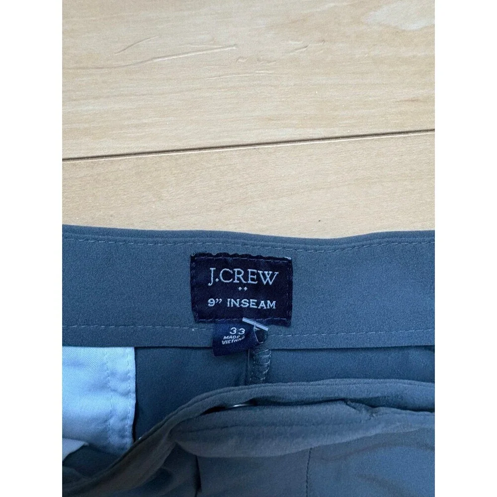 Jcrew  Men’s Tech Shorts 33 waist, 9” length -NWT